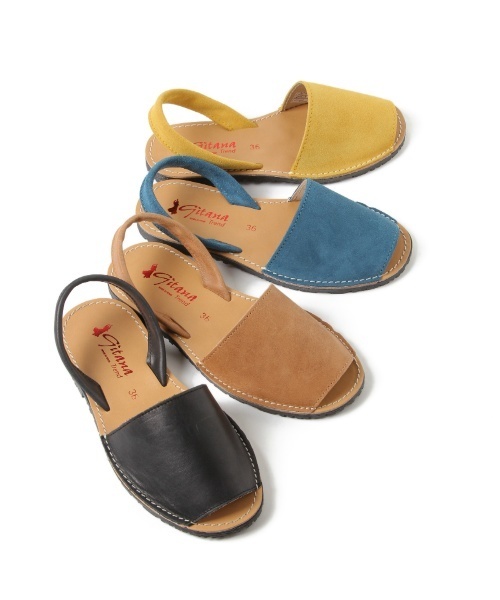 laboratory work(ラボラトリーワーク)の「gitanaサンダル(サンダル・レディース・ブラック/イエロー/ブルー系その他/キャメル・MEDIUM)」の4枚目の写真