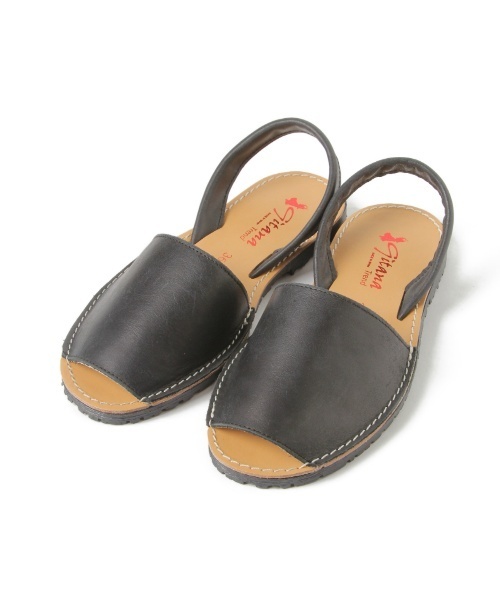 laboratory work(ラボラトリーワーク)の「gitanaサンダル(サンダル・レディース・ブラック/イエロー/ブルー系その他/キャメル・MEDIUM)」の2枚目の写真