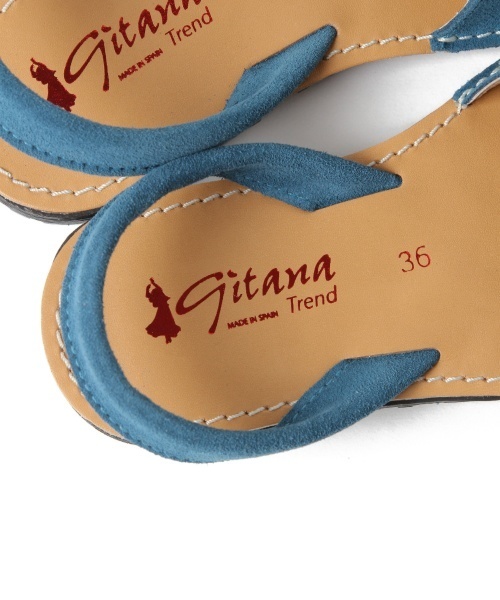 laboratory work(ラボラトリーワーク)の「gitanaサンダル(サンダル・レディース・ブラック/イエロー/ブルー系その他/キャメル・MEDIUM)」の11枚目の写真
