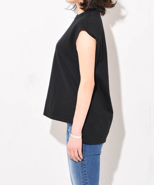 RIVE DROITE（リヴドロワ）の「ノースリBIGTee（Tシャツ/カットソー・レディース・ホワイト/ブラック/グレー・FREE）」の10枚目の写真