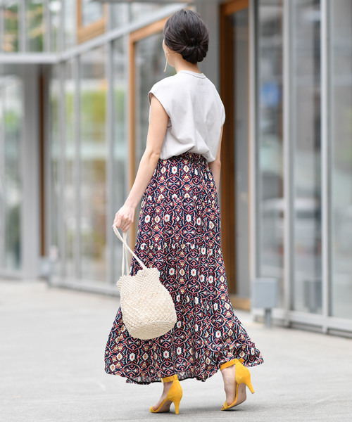 RIVE DROITE（リヴドロワ）の「ノースリBIGTee（Tシャツ/カットソー・レディース・ホワイト/ブラック/グレー・FREE）」の17枚目の写真