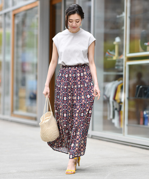 RIVE DROITE（リヴドロワ）の「ノースリBIGTee（Tシャツ/カットソー・レディース・ホワイト/ブラック/グレー・FREE）」の18枚目の写真