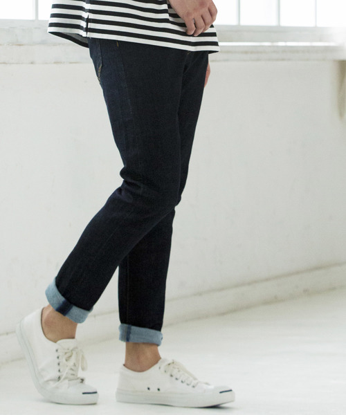 WEGO(ウィゴー)の「WEGO/ストレッチスキニーデニムパンツ(デニムパンツ・メンズ・ダークインディゴブルー/インディゴブルー/ライトインディゴブルー・LARGE/MEDIUM/SMALL/X-LARGE)」の1枚目の写真