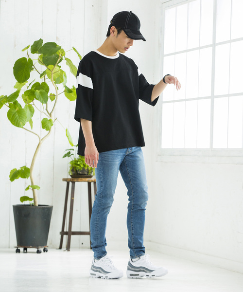 WEGO(ウィゴー)の「WEGO/ストレッチスキニーデニムパンツ(デニムパンツ・メンズ・ダークインディゴブルー/インディゴブルー/ライトインディゴブルー・LARGE/MEDIUM/SMALL/X-LARGE)」の7枚目の写真