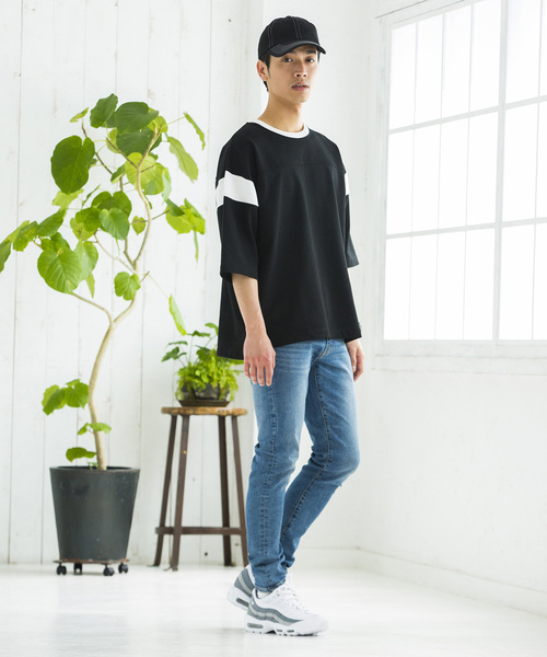 WEGO(ウィゴー)の「WEGO/ストレッチスキニーデニムパンツ(デニムパンツ・メンズ・ダークインディゴブルー/インディゴブルー/ライトインディゴブルー・LARGE/MEDIUM/SMALL/X-LARGE)」の8枚目の写真