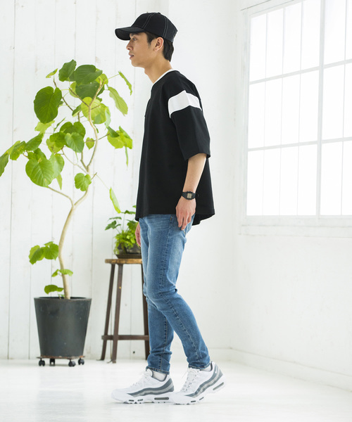 WEGO(ウィゴー)の「WEGO/ストレッチスキニーデニムパンツ(デニムパンツ・メンズ・ダークインディゴブルー/インディゴブルー/ライトインディゴブルー・LARGE/MEDIUM/SMALL/X-LARGE)」の9枚目の写真