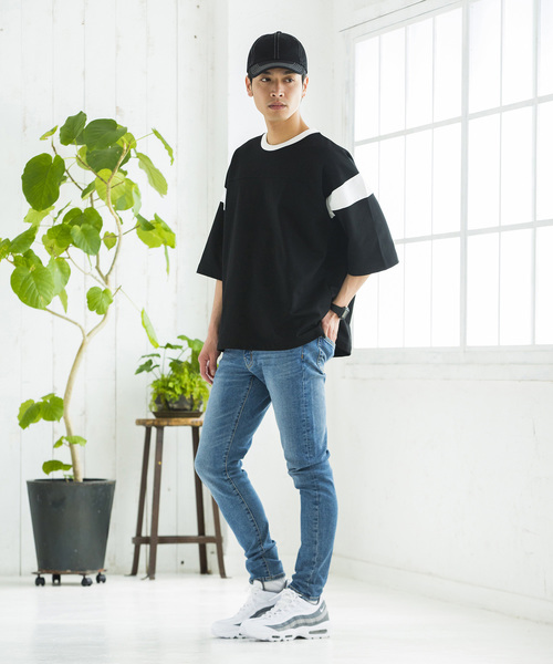 WEGO(ウィゴー)の「WEGO/ストレッチスキニーデニムパンツ(デニムパンツ・メンズ・ダークインディゴブルー/インディゴブルー/ライトインディゴブルー・LARGE/MEDIUM/SMALL/X-LARGE)」の10枚目の写真