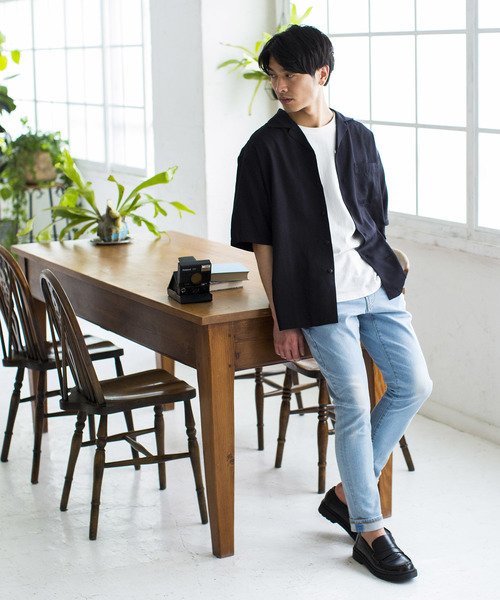 WEGO(ウィゴー)の「WEGO/ストレッチスキニーデニムパンツ(デニムパンツ・メンズ・ダークインディゴブルー/インディゴブルー/ライトインディゴブルー・LARGE/MEDIUM/SMALL/X-LARGE)」の19枚目の写真