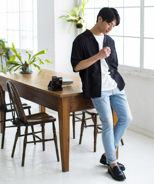 WEGO(ウィゴー)の「WEGO/ストレッチスキニーデニムパンツ(デニムパンツ・メンズ・ダークインディゴブルー/インディゴブルー/ライトインディゴブルー・LARGE/MEDIUM/SMALL/X-LARGE)」の21枚目の写真