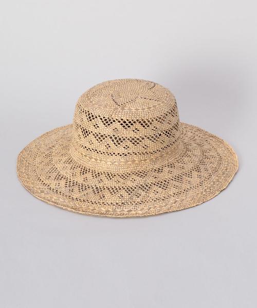 La Maison de Lyllis（メゾンドリリス）の「＜La maison de Lyllis＞FLAT TOP HAT/ハット（ハット・レディース・ナチュラル・FREE）」の4枚目の写真