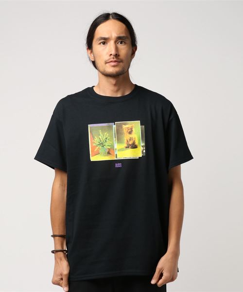 SURROUND（サラウンド）の「【SURROUND/サラウンド】CAT半袖Tシャツ（Tシャツ/カットソー・メンズ・ホワイト/ブラック・MEDIUM/LARGE）」の5枚目の写真