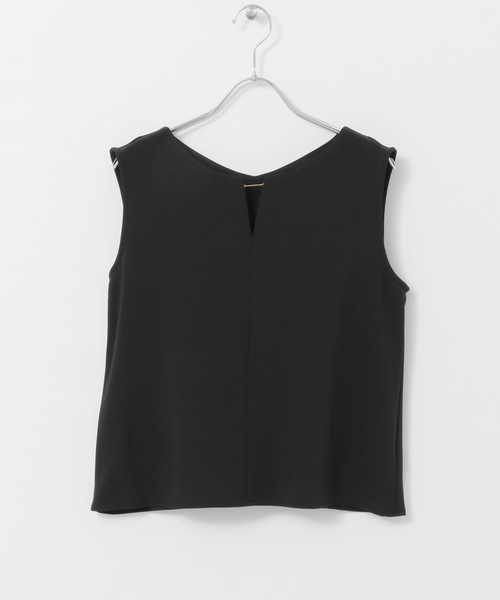 URBAN RESEARCH（アーバンリサーチ）の「2WAY BLOUSE(NO-SLEEVE)（シャツ/ブラウス・レディース・ブラック/ベージュ・FREE）」の17枚目の写真