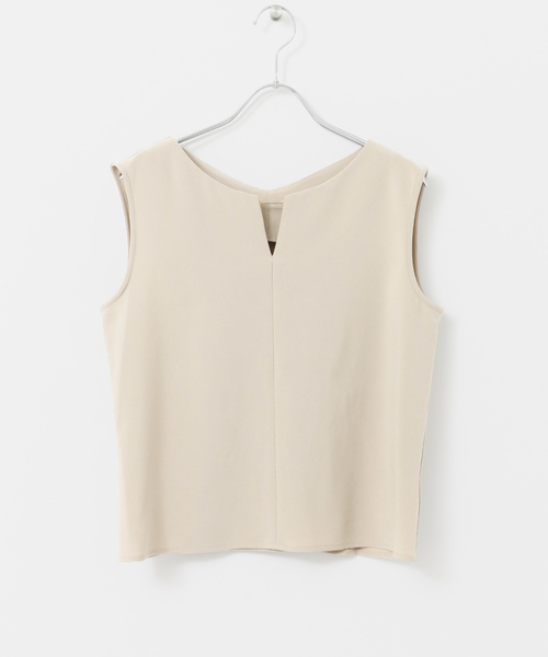 URBAN RESEARCH（アーバンリサーチ）の「2WAY BLOUSE(NO-SLEEVE)（シャツ/ブラウス・レディース・ブラック/ベージュ・FREE）」の18枚目の写真