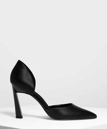 ポインテッドディテールヒール / POINTED D'ORSAY HEELS