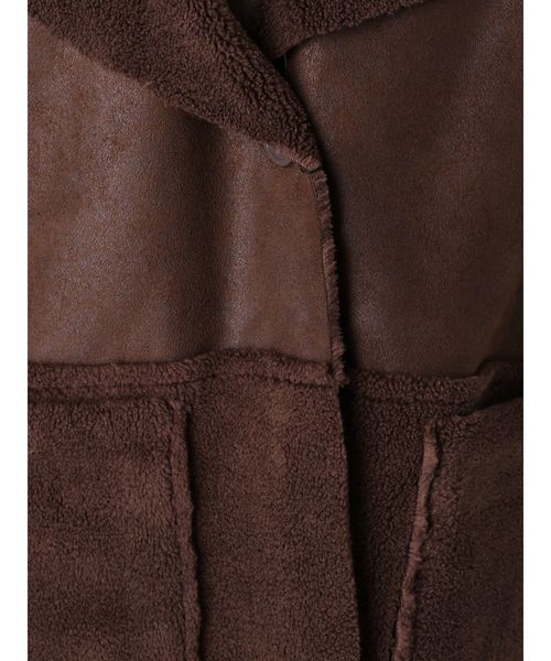 EMODA リバーシブルムートンコート EMODA（エモダ）の「リバーシブルムートンコート（ムートンコート