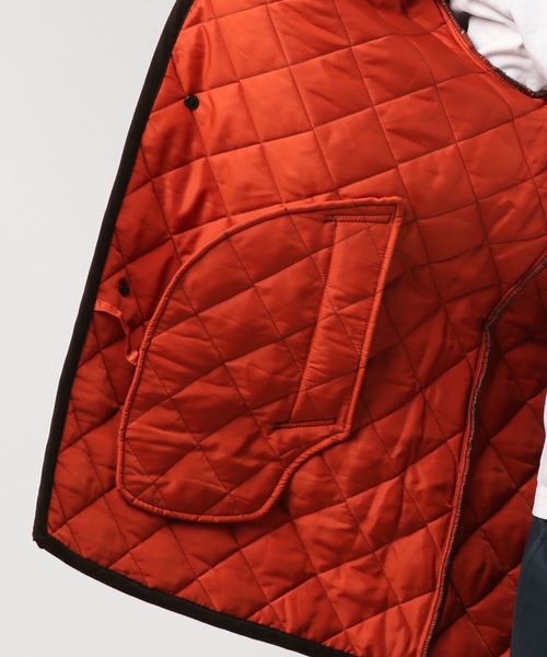 Traditional Weatherwear（トラディショナルウェザーウェア）の「Traditional Weatherwear　DERBY HOOD QUILTED / ダービーフード キルテッド（ブルゾン・メンズ・ブラック/ダークブラウン/ネイビー・36/38/40）」の6枚目の写真