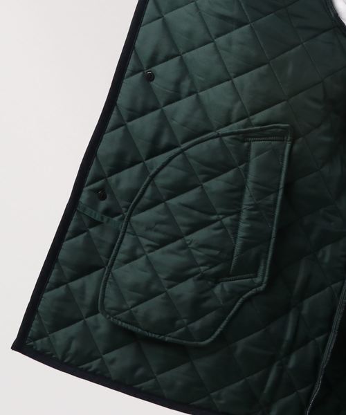 Traditional Weatherwear（トラディショナルウェザーウェア）の「Traditional Weatherwear　DERBY HOOD QUILTED / ダービーフード キルテッド（ブルゾン・メンズ・ブラック/ダークブラウン/ネイビー・36/38/40）」の7枚目の写真