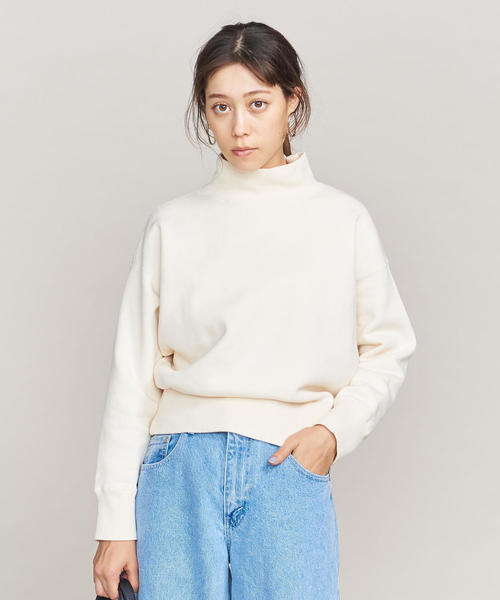BEAUTY&YOUTH コットン裏毛ハイネックプルオーバー BEAUTY&YOUTH UNITED ARROWS（ビューティーアンドユース