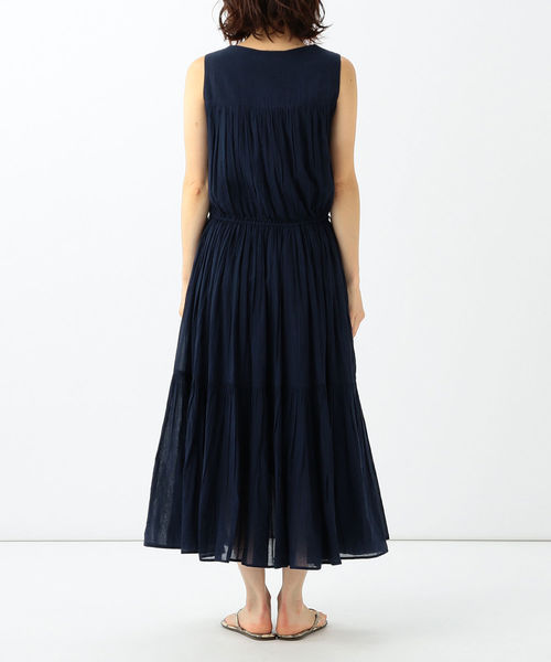 Demi-Luxe BEAMS（デミルクス ビームス）の「ne Quittez pas / 別注 コットンボイル タッセルワンピース（ワンピース・レディース・ネイビー/イエロー/その他・ONE SIZE）」の5枚目の写真