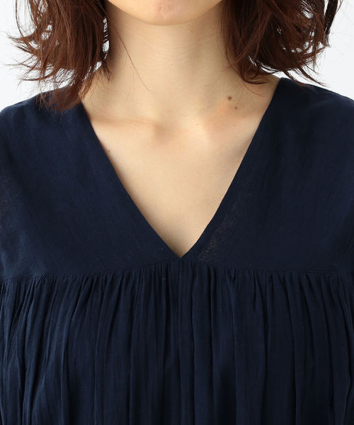 Demi-Luxe BEAMS（デミルクス ビームス）の「ne Quittez pas / 別注 コットンボイル タッセルワンピース（ワンピース・レディース・ネイビー/イエロー/その他・ONE SIZE）」の12枚目の写真