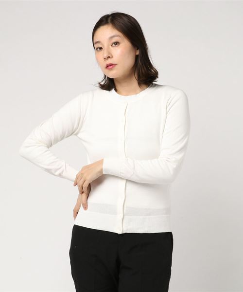クルーネックカーディガン《EMILCOTONI》 クルーネックカーディガン《EMILCOTONI》