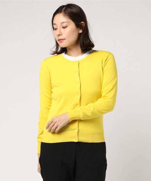 クルーネックカーディガン《EMILCOTONI》 クルーネックカーディガン《EMILCOTONI》