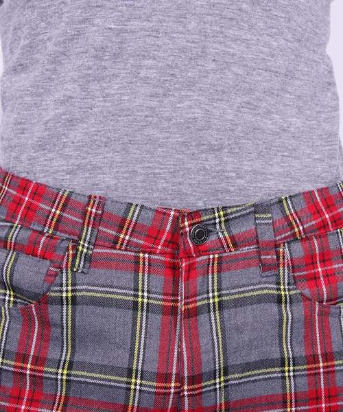 ８(eight)（エイト）の「チェック スキニーパンツ（チノパンツ・メンズ・ブラウン/グレー/グリーン・MEDIUM/LARGE）」の12枚目の写真