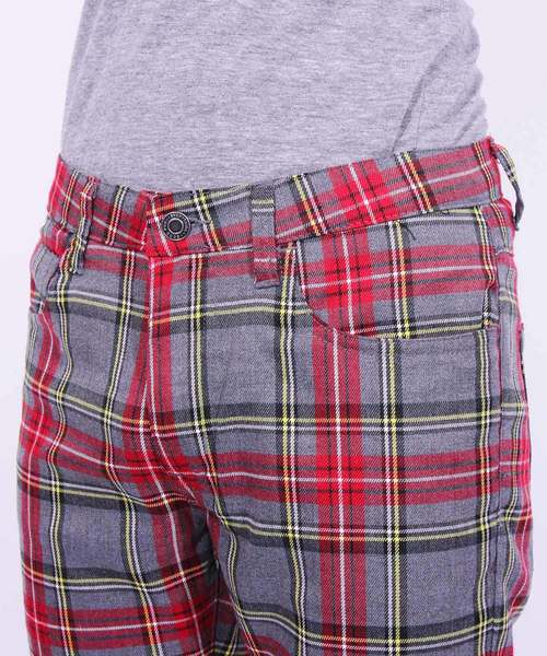 ８(eight)（エイト）の「チェック スキニーパンツ（チノパンツ・メンズ・ブラウン/グレー/グリーン・MEDIUM/LARGE）」の15枚目の写真