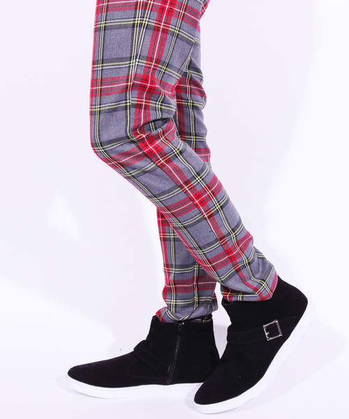 ８(eight)（エイト）の「チェック スキニーパンツ（チノパンツ・メンズ・ブラウン/グレー/グリーン・MEDIUM/LARGE）」の18枚目の写真