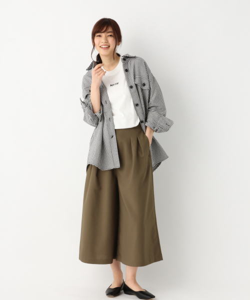 GLOBAL WORK（グローバルワーク）の「アソートプリントT/半袖【吸水速乾】/826225（Tシャツ/カットソー・レディース・ホワイト/ブラック/オフホワイト/ホワイト系その他2/その他/ホワイト系その他3・MEDIUM/LARGE）」の9枚目の写真