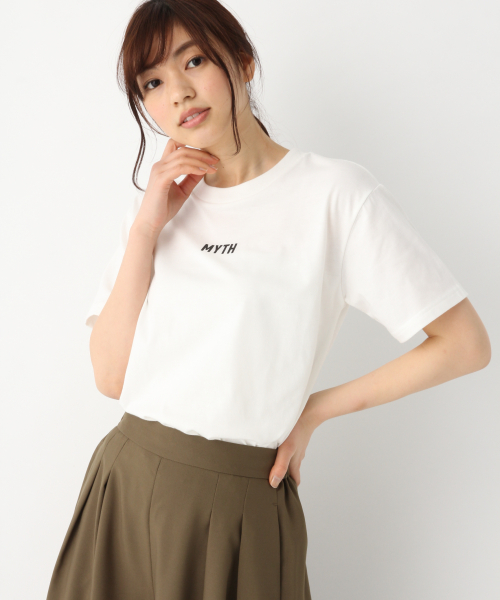 GLOBAL WORK（グローバルワーク）の「アソートプリントT/半袖【吸水速乾】/826225（Tシャツ/カットソー・レディース・ホワイト/ブラック/オフホワイト/ホワイト系その他2/その他/ホワイト系その他3・MEDIUM/LARGE）」の12枚目の写真