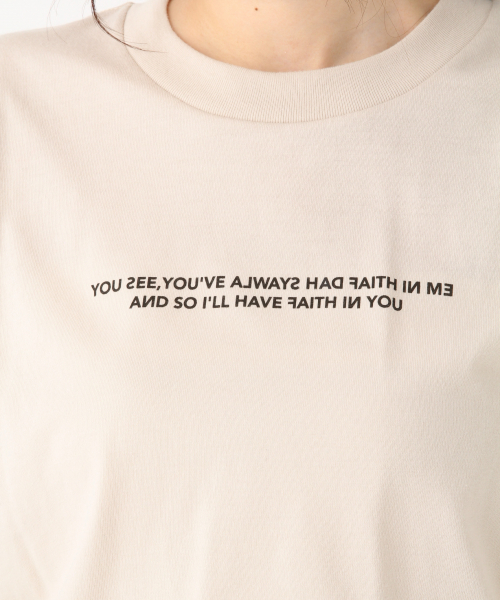 GLOBAL WORK（グローバルワーク）の「アソートプリントT/半袖【吸水速乾】/826225（Tシャツ/カットソー・レディース・ホワイト/ブラック/オフホワイト/ホワイト系その他2/その他/ホワイト系その他3・MEDIUM/LARGE）」の21枚目の写真