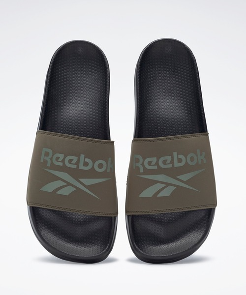 Reebok(リーボック)の「フルギア スライド / FULGERE SLIDES(サンダル・メンズ・ブラック/アーミー/ブルー系その他/ホワイト×ネイビー/ホワイト/ネイビー/ホワイト×ブラック・25.0cm/27.0cm/29.0cm/28.0cm/26.0cm/30.0cm)」の2枚目の写真
