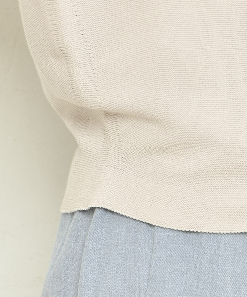 DouDou（ドゥドゥ）の「袖フリルVプルオーバー（ニット/セーター・レディース・ブラック/ベージュ/レッド・FREE）」の13枚目の写真