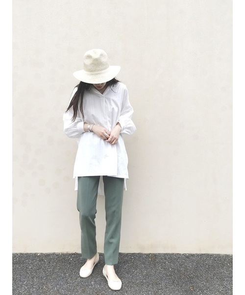 QUEENHEAD（クイーンヘッド）の「つば広ストローハット（ハット・レディース・ライトグレー/ベージュ/ダークネイビー・FREE/XX-LARGE）」の20枚目の写真