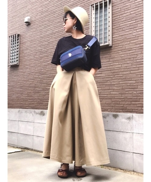 QUEENHEAD（クイーンヘッド）の「つば広ストローハット（ハット・レディース・ライトグレー/ベージュ/ダークネイビー・FREE/XX-LARGE）」の5枚目の写真