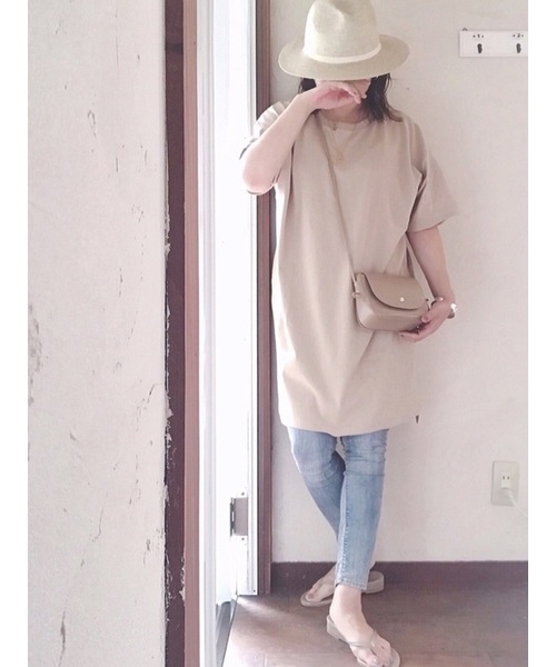 QUEENHEAD（クイーンヘッド）の「つば広ストローハット（ハット・レディース・ライトグレー/ベージュ/ダークネイビー・FREE/XX-LARGE）」の9枚目の写真