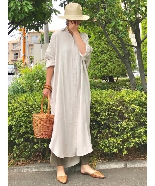 QUEENHEAD（クイーンヘッド）の「つば広ストローハット（ハット・レディース・ライトグレー/ベージュ/ダークネイビー・FREE/XX-LARGE）」の15枚目の写真