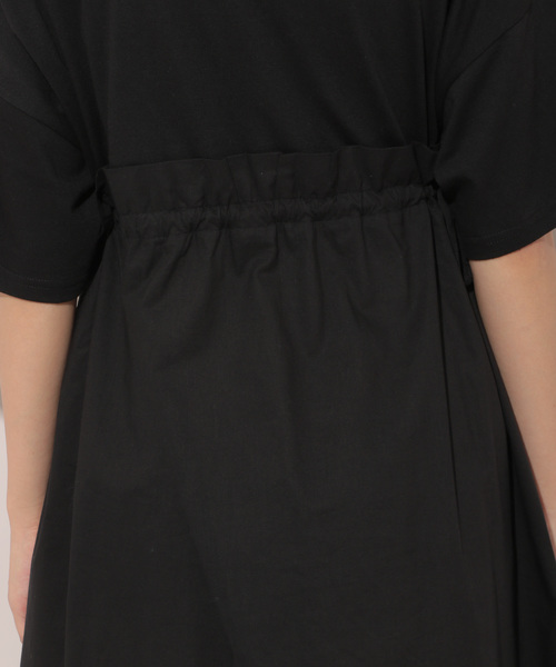 apres jour（アプレジュール）の「サイドリボンドッキングワンピース【ZOZOTOWN限定アイテム】（ワンピース・レディース・ブラック/カーキ/アイボリー/スモークピンク・フリー）」の22枚目の写真