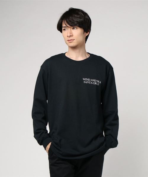 WIND AND SEA（ウィンダンシー）の「WIND AND SEA ウィンダンシー / ロングスリーブT"サンタクルス" LONG SLEEVE CUT-SEWN SANTA CRUZ（Tシャツ/カットソー・メンズ・ブルー/グレー/ホワイト/ブラック・M/L/XL）」の3枚目の写真