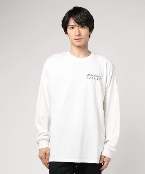 WIND AND SEA（ウィンダンシー）の「WIND AND SEA ウィンダンシー / ロングスリーブT"サンタクルス" LONG SLEEVE CUT-SEWN SANTA CRUZ（Tシャツ/カットソー・メンズ・ブルー/グレー/ホワイト/ブラック・M/L/XL）」の5枚目の写真