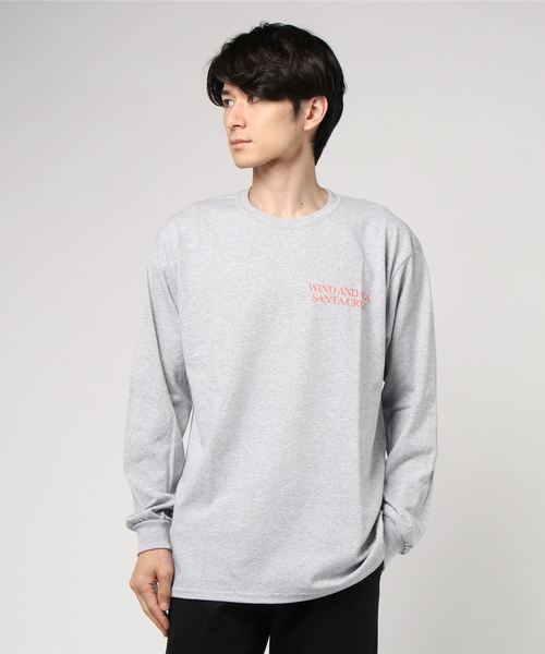WIND AND SEA（ウィンダンシー）の「WIND AND SEA ウィンダンシー / ロングスリーブT"サンタクルス" LONG SLEEVE CUT-SEWN SANTA CRUZ（Tシャツ/カットソー・メンズ・ブルー/グレー/ホワイト/ブラック・M/L/XL）」の6枚目の写真