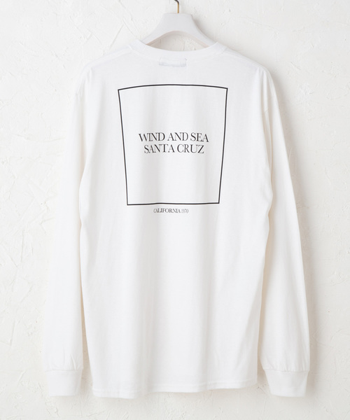 WIND AND SEA（ウィンダンシー）の「WIND AND SEA ウィンダンシー / ロングスリーブT"サンタクルス" LONG SLEEVE CUT-SEWN SANTA CRUZ（Tシャツ/カットソー・メンズ・ブルー/グレー/ホワイト/ブラック・M/L/XL）」の7枚目の写真