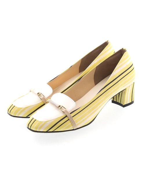 JELLY BEANS(ジェリービーンズ)の「【Ray10月号掲載】ビットパーツローファーパンプス<ふわさら>(125-4522)JELLY BEANS(ジェリービーンズ)(パンプス・レディース・ブラック/ワイン/グレイッシュベージュ/ベージュ/イエロー系その他/ライトグレー/ネイビー・22/22.5/23/23.5/24/24.5/25/21.5/25.5)」の6枚目の写真