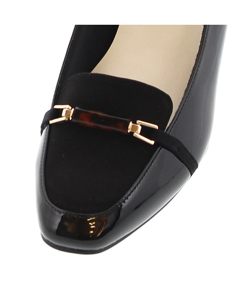 JELLY BEANS(ジェリービーンズ)の「【Ray10月号掲載】ビットパーツローファーパンプス<ふわさら>(125-4522)JELLY BEANS(ジェリービーンズ)(パンプス・レディース・ブラック/ワイン/グレイッシュベージュ/ベージュ/イエロー系その他/ライトグレー/ネイビー・22/22.5/23/23.5/24/24.5/25/21.5/25.5)」の11枚目の写真