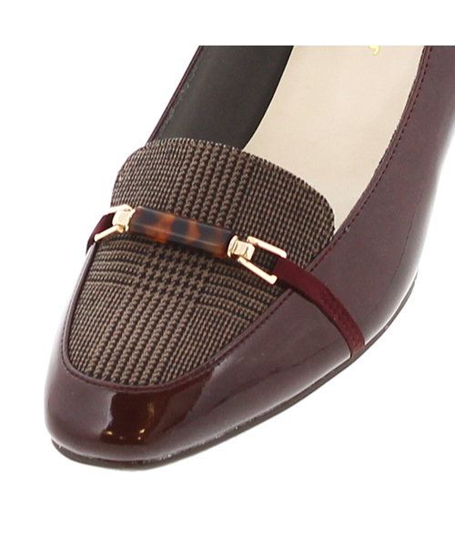 JELLY BEANS(ジェリービーンズ)の「【Ray10月号掲載】ビットパーツローファーパンプス<ふわさら>(125-4522)JELLY BEANS(ジェリービーンズ)(パンプス・レディース・ブラック/ワイン/グレイッシュベージュ/ベージュ/イエロー系その他/ライトグレー/ネイビー・22/22.5/23/23.5/24/24.5/25/21.5/25.5)」の13枚目の写真