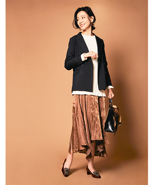 JELLY BEANS(ジェリービーンズ)の「【Ray10月号掲載】ビットパーツローファーパンプス<ふわさら>(125-4522)JELLY BEANS(ジェリービーンズ)(パンプス・レディース・ブラック/ワイン/グレイッシュベージュ/ベージュ/イエロー系その他/ライトグレー/ネイビー・22/22.5/23/23.5/24/24.5/25/21.5/25.5)」の16枚目の写真