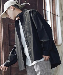 Mesh layered dot shirt / メッシュレイヤードドットシャツ（シャツ