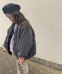 LOWRYS FARM | リバーシブルボアブルゾン/KIDS 847185(ブルゾン)