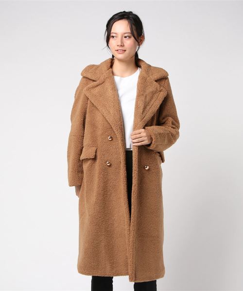 guess brown coat